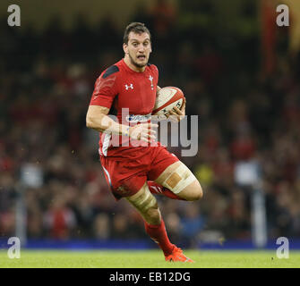 Cardiff, UK. 22. November 2014. Sam Warburton von Wales - Herbst-Test-Serie - Wales Vs New Zealand - Millennium Stadium - Cardiff - Wales 22. November 2014 - Bild Simon Bellis/Sportimage. © Csm/Alamy Live-Nachrichten Stockfoto