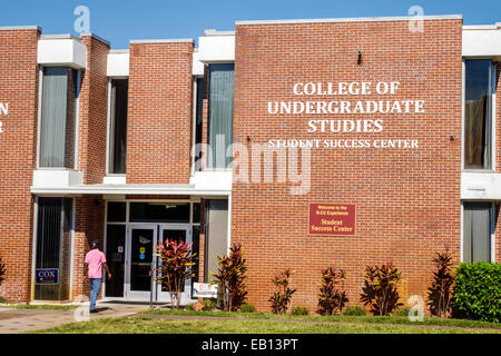 Dayton Beach Florida, Bethune-Cookman University, Campus, Black Student Success Center, Zentrum, Vorderseite, Eingang, FL141025084 Stockfoto