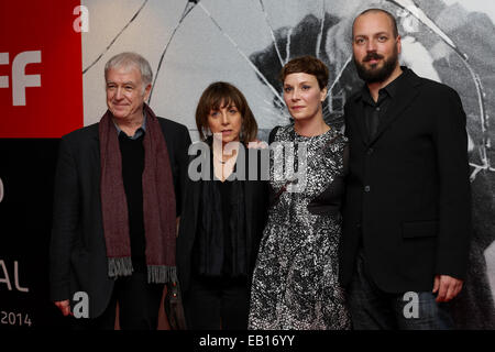 Giury der 32. Ausgabe des TORINO FILM FESTIVAL, Emanuela Martini auf Weisung und mit Paolo Virzì als "Gast-Regisseur", findet vom Freitag 21. bis Samstag, 29. November 2014. © Andrea Kätzchen/Pacific Press/Alamy Live-Nachrichten Stockfoto