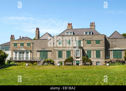 Preston Manor, einem historischen 17. Jahrhundert Herrenhaus in Brighton in East Sussex, Südengland. Stockfoto