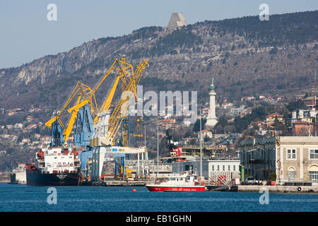 Hafen Triest, Friuli Venezia Giulia, Italien, Europa Stockfoto