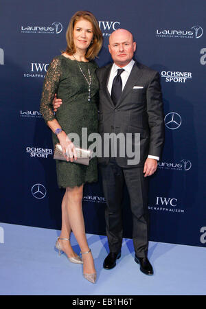 Zürich, Schweiz - Wahlheimat 22, 2014: Laureus Charity Night mit IWC-CEO Geroges Kern und Frau Monika/Picture alliance Stockfoto
