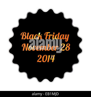 Schwarzer Freitag Vektor Plakat Entwurfsvorlage, eps10 Stockfoto