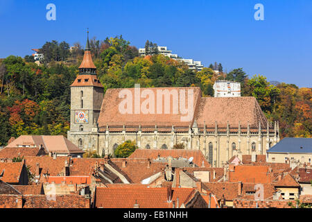 Schwarze Kirche, Brasov Rumänien Stockfoto