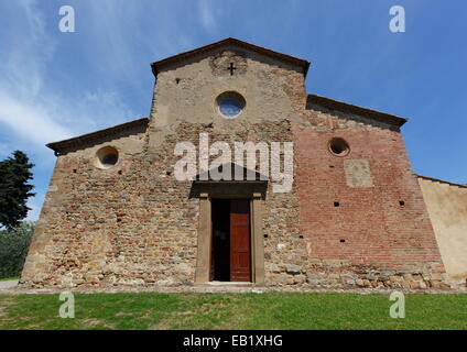 Pieve di Sant'Appiano in Barberino Val d ' Elsa, Toskana, Italien. Stockfoto