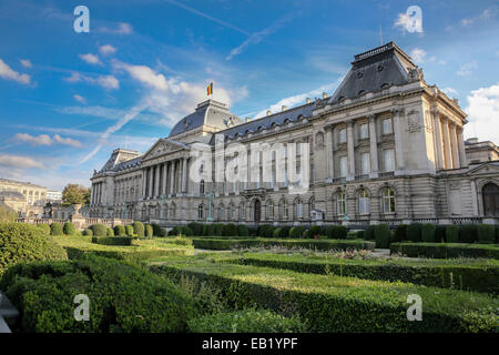 Königliche Palast von Brüssel außen Stockfoto