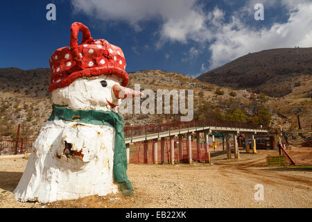 Ski-Station. Mt Hermon. Golan-Höhen. Israel. Syrien. Asien Stockfoto