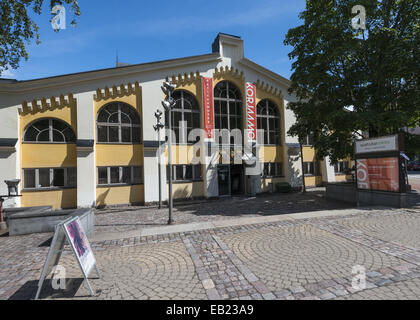 Helsinki City Tram-Museum befindet sich in Helsinki die älteste Straßenbahndepot stammt aus 1900 vom Architekten Waldemar Aspelin Stockfoto