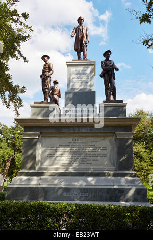 Confederate Memorial auf dem Gelände des Texas State Capitol Building, Austin, Texas, USA Stockfoto