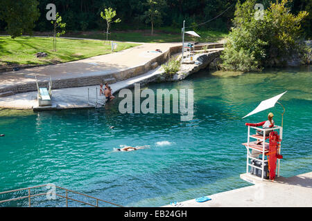 Barton Springs, Austin, Texas, USA Stockfoto