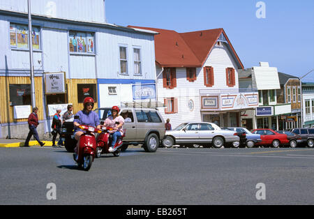 San Juan Island ist ein beliebtes Resort-Destination, zentriert um die Stadt von Friday Harbor, Washington, USA Stockfoto