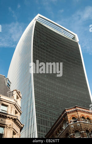 Das Walkie Talkie in London an einem sonnigen Tag Stockfoto
