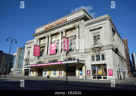 Empire Theatre auf Lime Street in Liverpool, Vereinigtes Königreich. Stockfoto