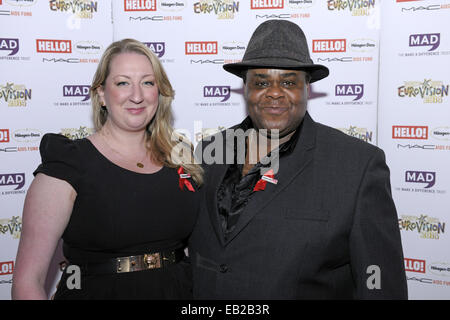 West End Eurovision - 7. MAD Vertrauen HIV/AIDS-Charity-Nacht Featuring: Clive Rowe, Gast wo: London, Vereinigtes Königreich bei: 22. Mai 2014 Stockfoto