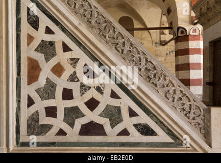 Ägypten, Kairo, Moschee von Originalminarett, Detail der minbar Stockfoto
