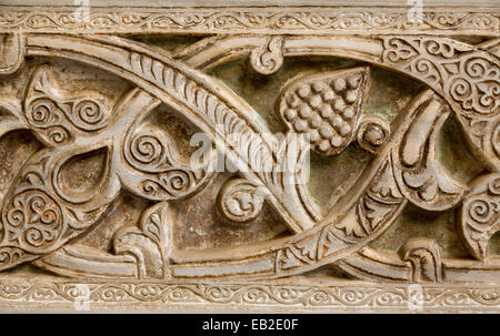 Ägypten, Kairo, Moschee von Originalminarett, Detail der minbar Stockfoto