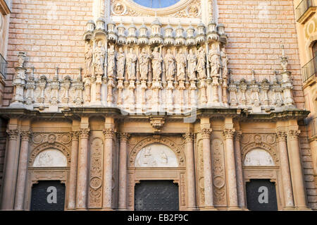 Santa Maria de Montserrat Abbey, Katalonien, Spanien Stockfoto