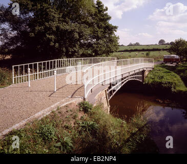 Cantlop Brücke, Blick von Nordwesten die letzte intakte Brücke Telford, Shropshire, UK Stockfoto