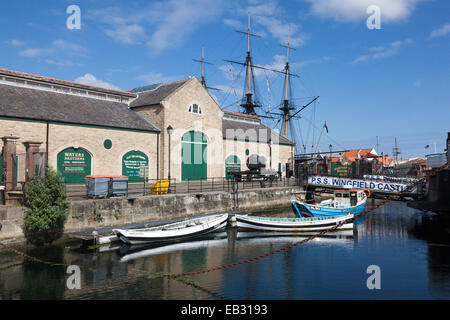 Hartlepools Maritime Experience Museum, Hartlepool, Großbritannien Stockfoto