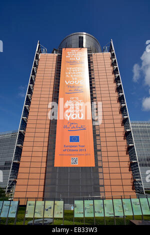 Europäische Kommission, Berlaymont-Gebäude, Brüssel, Region Brüssel, Belgien Stockfoto