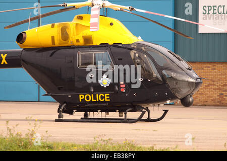 NPAS britische Polizei Hubschrauber National Police Air Service MD900 Explorer Hubschrauber aufgenommen Oktober 2014 Stockfoto