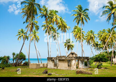 Bleibt des Hauses beschädigt durch Tsunami im Jahr 2004, Sri Lanka Stockfoto