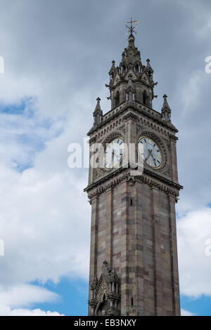 Albert Memorial Clock in Belfast Nordirland Stockfoto