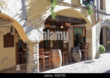 Osteria Al Bacaro, Via Browning Street, Asolo, Italien, Veneto. Stockfoto