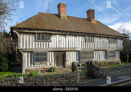 Das Tudor House, eines der ältesten Häuser in Margate, Kent, UK. Stockfoto