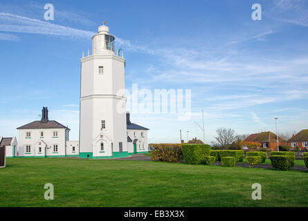 North Foreland Leuchtturm in der Nähe von Broadstairs, Kent, UK. Stockfoto