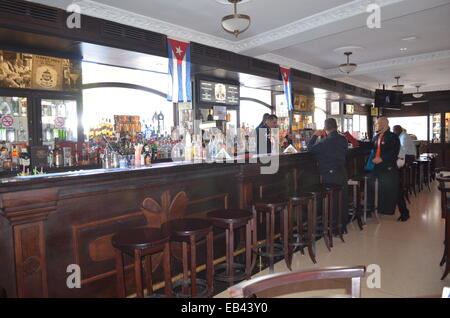 Das original Sloppy Joes Restaurant und die Bar in La Habana / Kuba Stockfoto