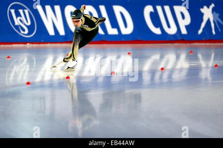 Seoul, Südkorea. 23. November 2014. Miyako Sumiyoshi (JPN)-Speed-Skating: Frauen 1000m Division A der ISU-Eisschnelllauf-Weltcup in Taerung internationalen Eisbahn in Seoul, Südkorea. © Lee Jae-Won/AFLO/Alamy Live-Nachrichten Stockfoto