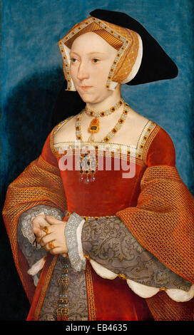 Jane Seymour wurde Henry VIII. die dritte Ehefrau von Hans Holbein dem jüngeren Stockfoto