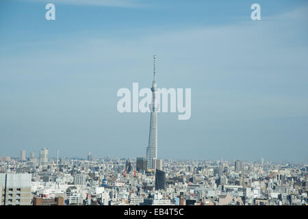 TOKYO SKYTREE, Sumida-Ku, Tokyo, Japan-Blick vom Bunkyo Behördenviertel Stockfoto