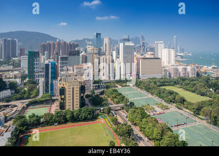 Causeway Bay in Hongkong Stockfoto