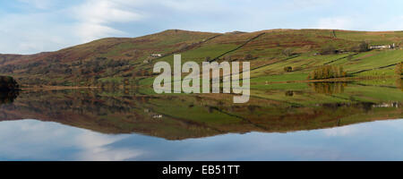 Norden in ganz England nass Sleddale Reservoir Shap Cumbria Lake District National Park anzeigen Stockfoto