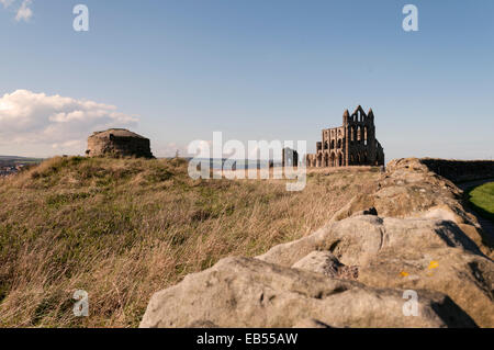 Whitby Abtei North Yorkshire England UK Stockfoto