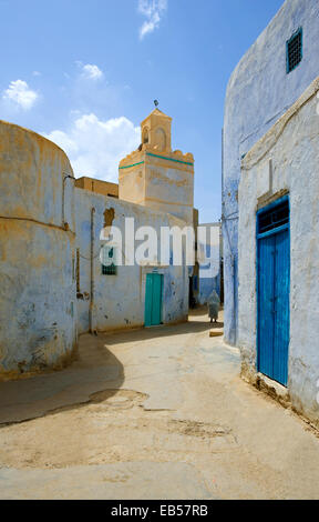 Tunesien, Kairouan, alte Häuser der Medina Stockfoto