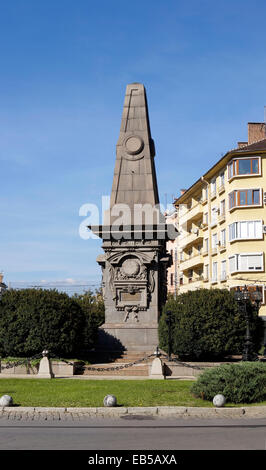 Denkmal für bulgarische Nationalhelden Vasil Levski in Sofia, Bulgarien Stockfoto