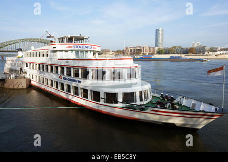 KD Stolzenfels Fluss Rhein Kreuzer, Köln. Stockfoto