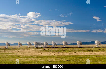 Radioteleskope für Radioastronomie in Socorro, New Mexico. Stockfoto