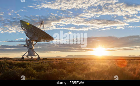 Radioteleskope für Radioastronomie in Socorro, New Mexico. Stockfoto