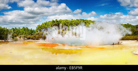 Des Künstlers Palette Pool, heiße Thermalquelle, Rotorua, Neuseeland Stockfoto