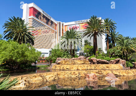 Hotels, Resorts und Casinos am Las Vegas Blvd, Las Vegas, Nevada. Stockfoto