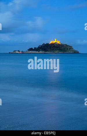 St. Michaels Mount; Am Abend; Cornwall; UK Stockfoto