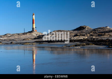 Diaz Point Lighthouse - Lüderitz, Namibia, Afrika Stockfoto