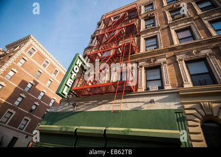 Das New Ebony Hotel im New Yorker Stadtteil Harlem auf Sonntag, 23. November 2014. (© Richard B. Levine) Stockfoto