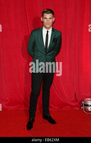 Die British Soap Awards 2014 statt im Hackney Empire - Ankünfte Featuring: Kieron Richardson wo: London, Vereinigtes Königreich bei: 24. Mai 2014 Stockfoto