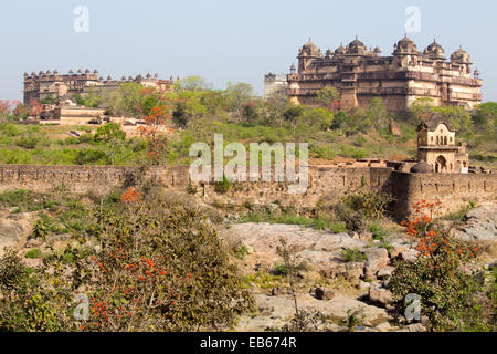 Jahangir Mahal, Orchha, Madhya Pradesh, Indien Stockfoto