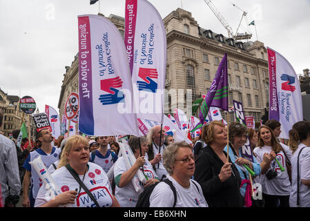 Großbritannien braucht eine Zahlen steigen März, Royal College of Nursing, London, 18. Oktober 2014, UK Stockfoto